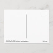 Portret van de kunstenaar met briefkaart (Achterkant)