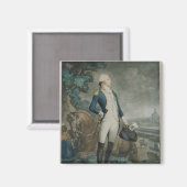 Portret van de Marquis de La Fayette Magneet (Voorkant / Achterkant)