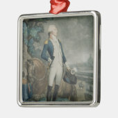 Portret van de Marquis de La Fayette Metalen Ornament (Links)