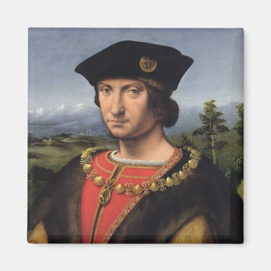 Portret van de Marshal Charles d'Amboise van Frank Magneet (Voorkant)