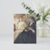 Portret van de moeder en zus van de kunstenaar briefkaart (Staand voorkant)