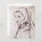 Portret van de moeder van de kunstenaar, 1514 briefkaart (Voorkant / Achterkant)
