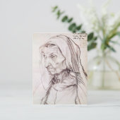 Portret van de moeder van de kunstenaar, 1514 briefkaart (Staand voorkant)