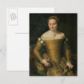 Portret van de moeder van de kunstenaar briefkaart (Voorkant / Achterkant)