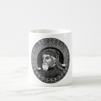 Portret van de Mok Geoffrey Chaucer