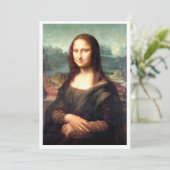 Portret van de Mona Lisa van Da Vinci Kaart (Staand voorkant)
