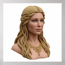 Portret van de Noorse godin Freyja