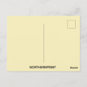 Portret van de paasfamilie briefkaart (Achterkant)