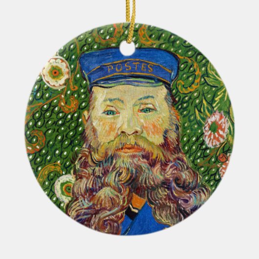 Portret van de Postman Joseph Rouli Van gogh vinc Keramisch Ornament (Voorkant)