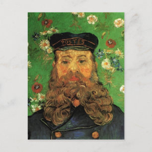 Portret van de postman Joseph Roulin door Van Gogh Briefkaart