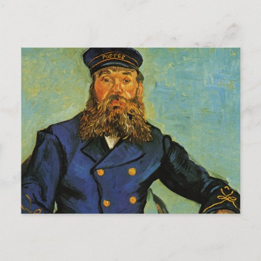 Portret van de Postman Joseph Roulin - Van Gogh Briefkaart (Voorkant)