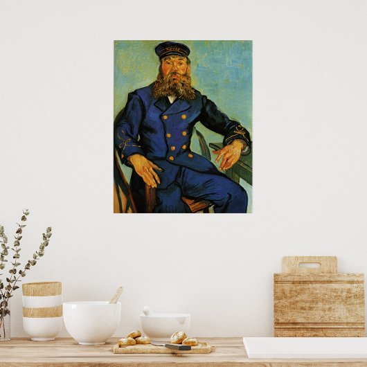 Portret van de Postman Joseph Roulin - Van Gogh Poster (Keuken)