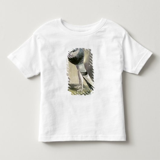 Portret van de Pouter Pigeon Kinder Shirts (Voorkant)