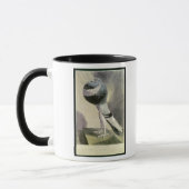 Portret van de Pouter Pigeon Mok (Links)