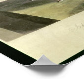 Portret van de Pouter Pigeon Poster (Hoek)