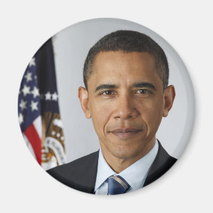 Portret van de president van Barack Obama Magneet