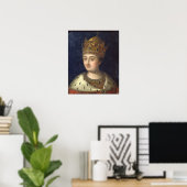 Portret van de Regent Sophia, 1772 Poster (Thuiskantoor)