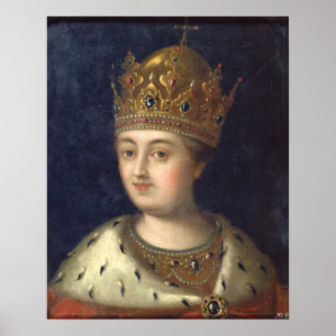 Portret van de Regent Sophia, 1772 Poster