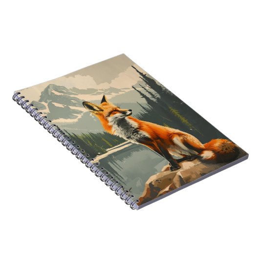 Portret van de Rode Fox Notitieboek (Rechterzijde)