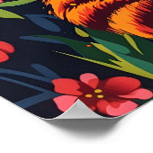  Portret van de Rode Panda Poster (Hoek)