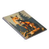  portret van de rode vos notitieboek (Rechterzijde)