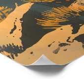  portret van de rode vos poster (Hoek)