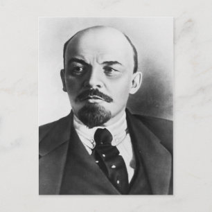 Portret van de Russische Vladimir Ilyich Lenin Briefkaart