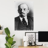 Portret van de Russische Vladimir Ilyich Lenin Poster (Thuiskantoor)