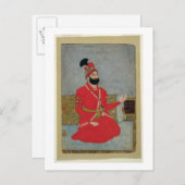 Portret van de Sjah Afshar van Nadir van Perzië Briefkaart (Voorkant / Achterkant)