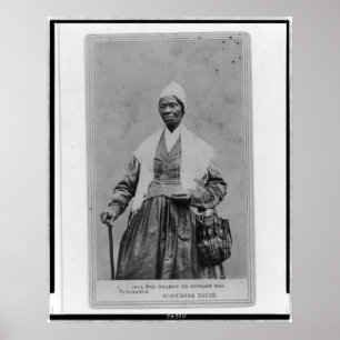 Portret van de Sojourner Truth Poster