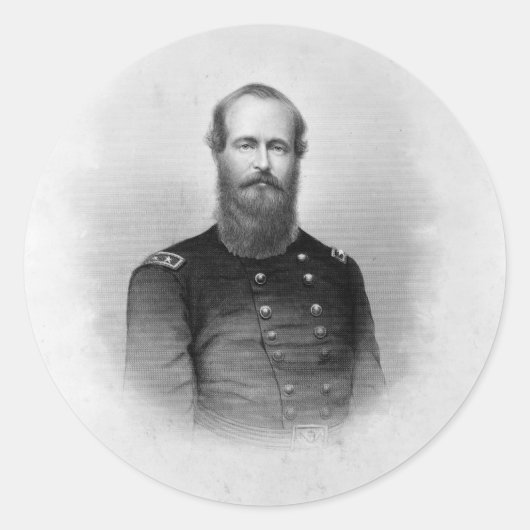 Portret van de stickers van Ulysses S. Grant (Voorkant)
