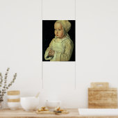 Portret van de Suzanne van Bourbon (1491-1521)-doc Poster (Keuken)