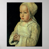 Portret van de Suzanne van Bourbon (1491-1521)-doc Poster (Voorkant)