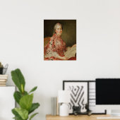 Portret van de Victoire van Frankrijk Poster (Thuiskantoor)