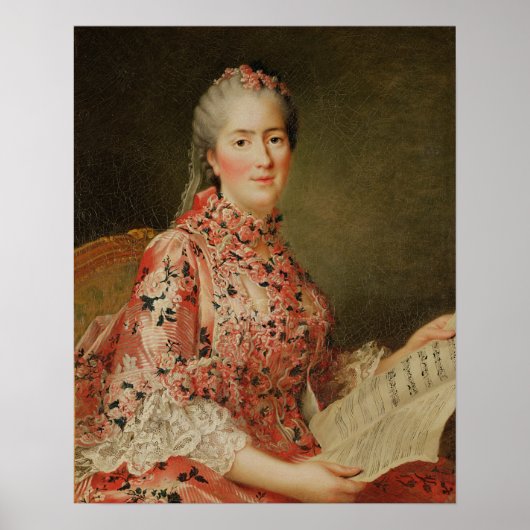 Portret van de Victoire van Frankrijk Poster (Voorkant)