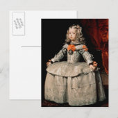 Portret van de vijf jaar Infanta Margarita Briefkaart (Voorkant / Achterkant)