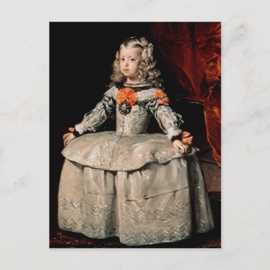 Portret van de vijf jaar Infanta Margarita Briefkaart (Voorkant)