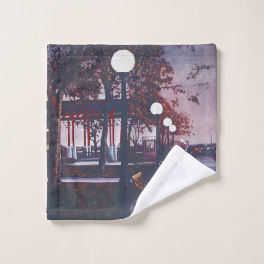 Portret van de vrijheid, Ellis Island Bad Handdoek (Wasdoekje)