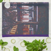 Portret van de vrijheid, Ellis Island Kitchen Hand Theedoek (Gevouwen)