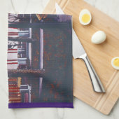 Portret van de vrijheid, Ellis Island Kitchen Hand Theedoek (Quarter Fold)