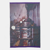 Portret van de vrijheid, Ellis Island Kitchen Hand Theedoek (Verticaal)