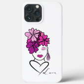 Portret van de vrouw Case-Mate iPhone case (Achterkant)