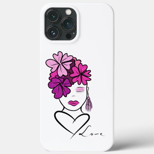 Portret van de vrouw Case-Mate iPhone case (Achterkant)