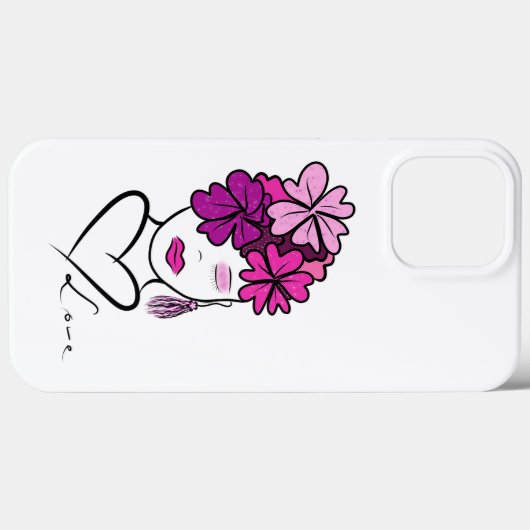 Portret van de vrouw Case-Mate iPhone case (Achterkant (horizontaal))