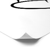 Portret van de vrouw poster (Hoek)