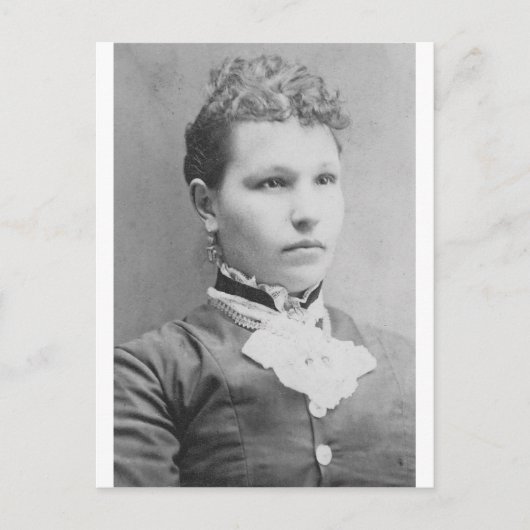 Portret van de vrouw van 1900 briefkaart (Voorkant)