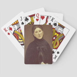 Portret van de vrouw van de kunstenaar, Madame de  Pokerkaarten