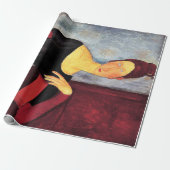 Portret van de vrouw van de kunstenaar, Modigliani Cadeaupapier (Uitgerold)