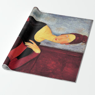 Portret van de vrouw van de kunstenaar, Modigliani Cadeaupapier