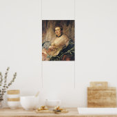Portret van de vrouw van de kunstenaar poster (Keuken)